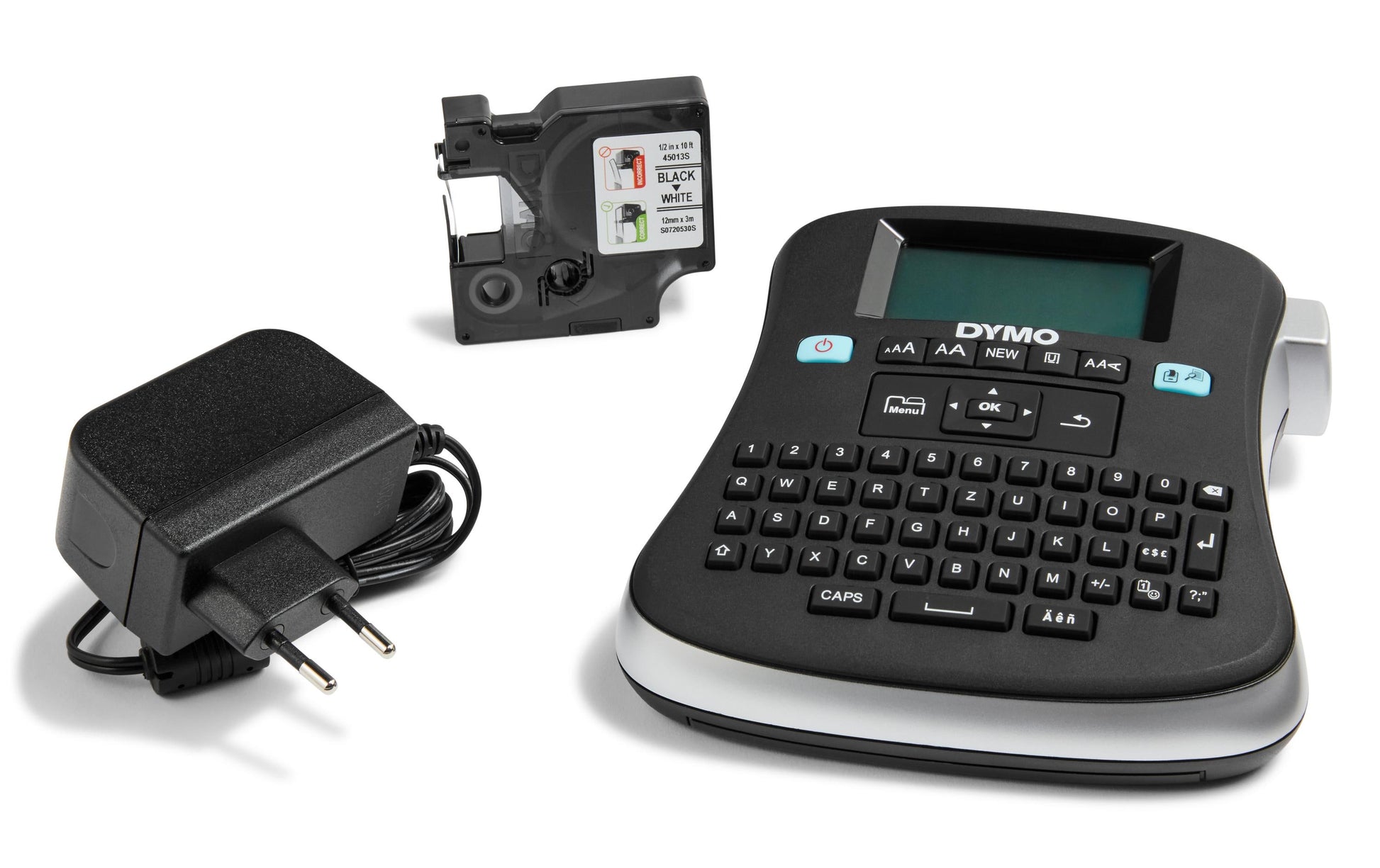 DYMO LabelManager 210D+ – Beschriftungsgerät, für Schriftbänder 6–12 mm, Grafikdisplay, Druckvorschau
