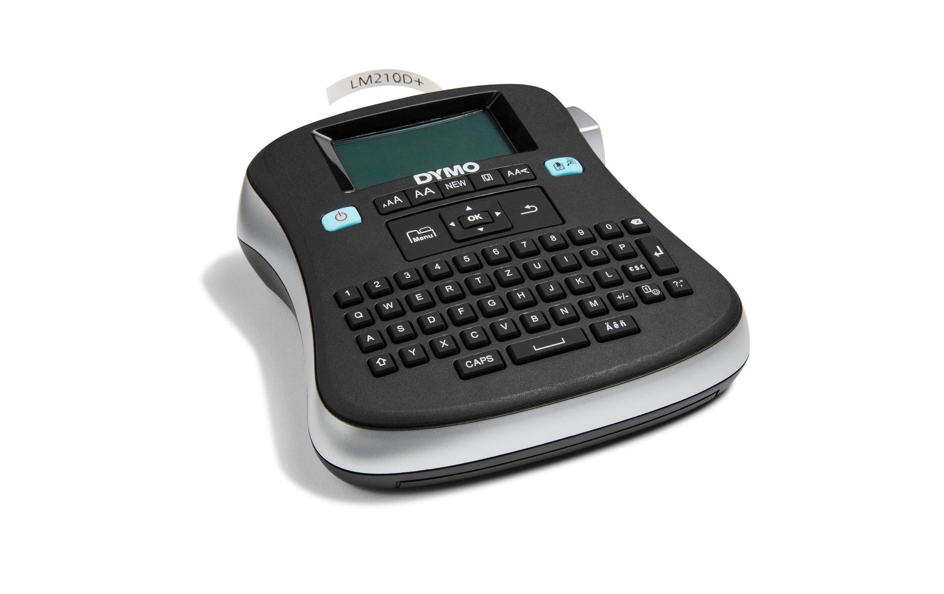 DYMO LabelManager 210D+ – Beschriftungsgerät, für Schriftbänder 6–12 mm, Grafikdisplay, Druckvorschau