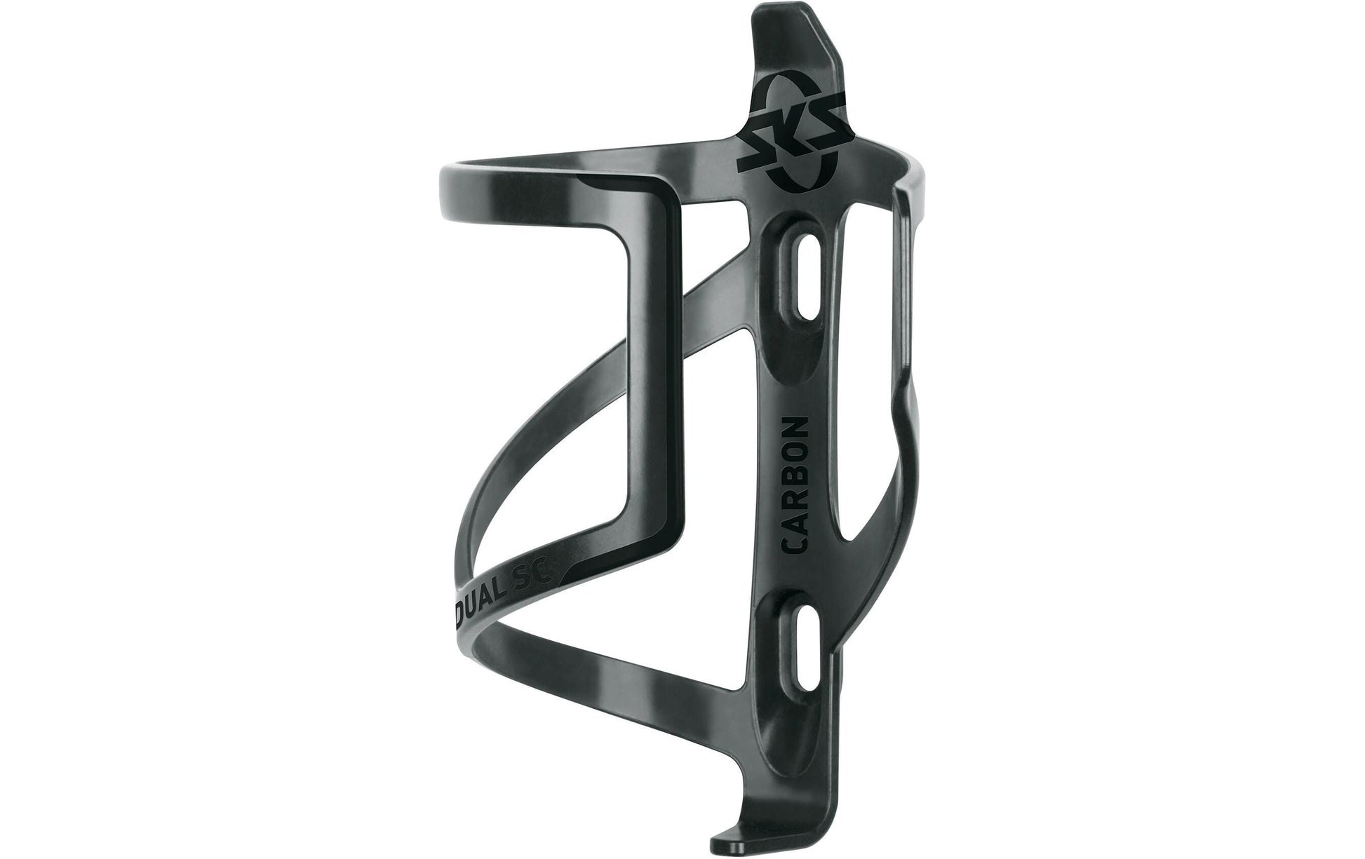 SKS Flaschenhalter Dual SC – einfache Montage – für Rennrad – schwarz, Polycarbonat (PC)
