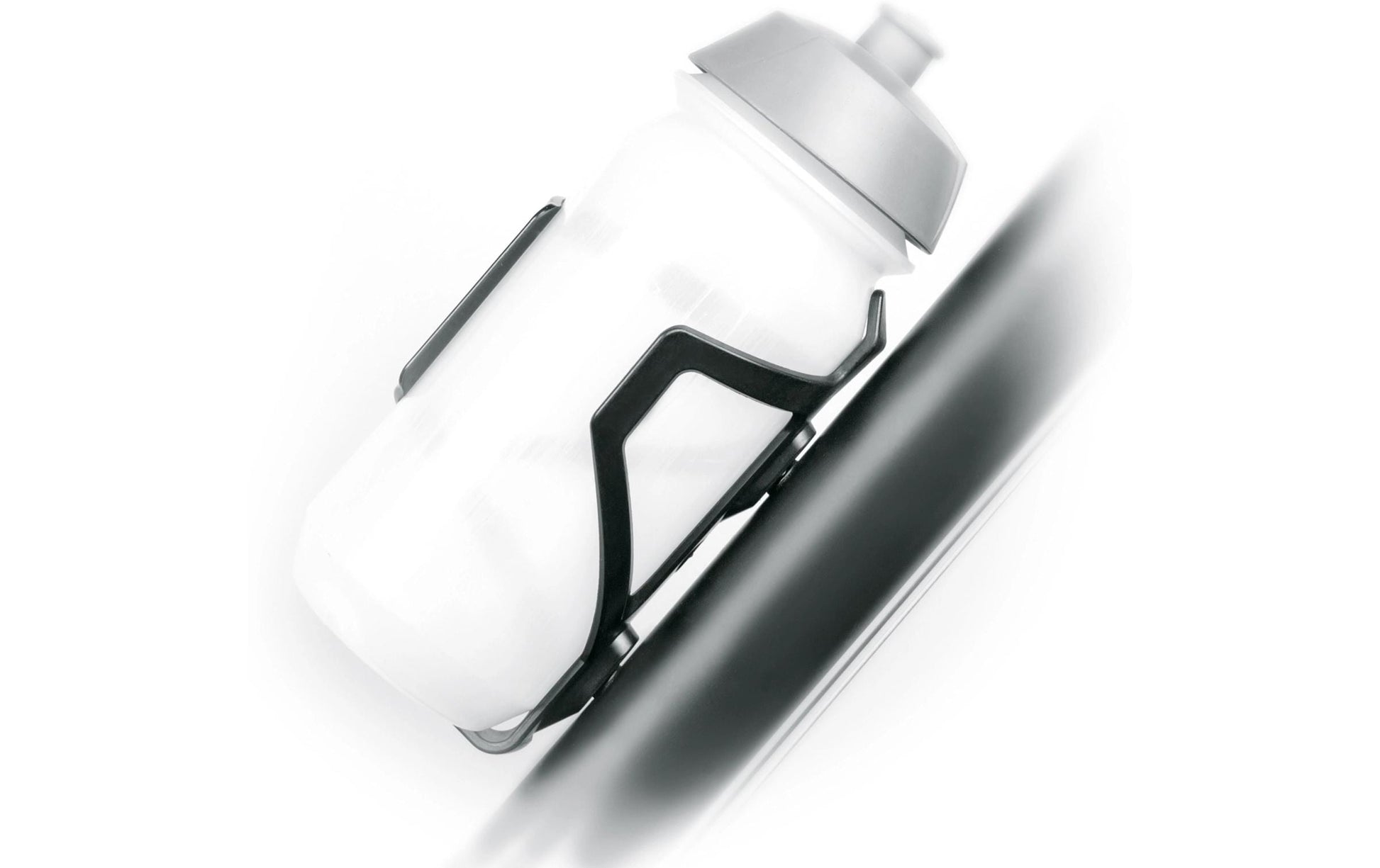 SKS Flaschenhalter Dual SC – einfache Montage – für Rennrad – schwarz, Polycarbonat (PC)