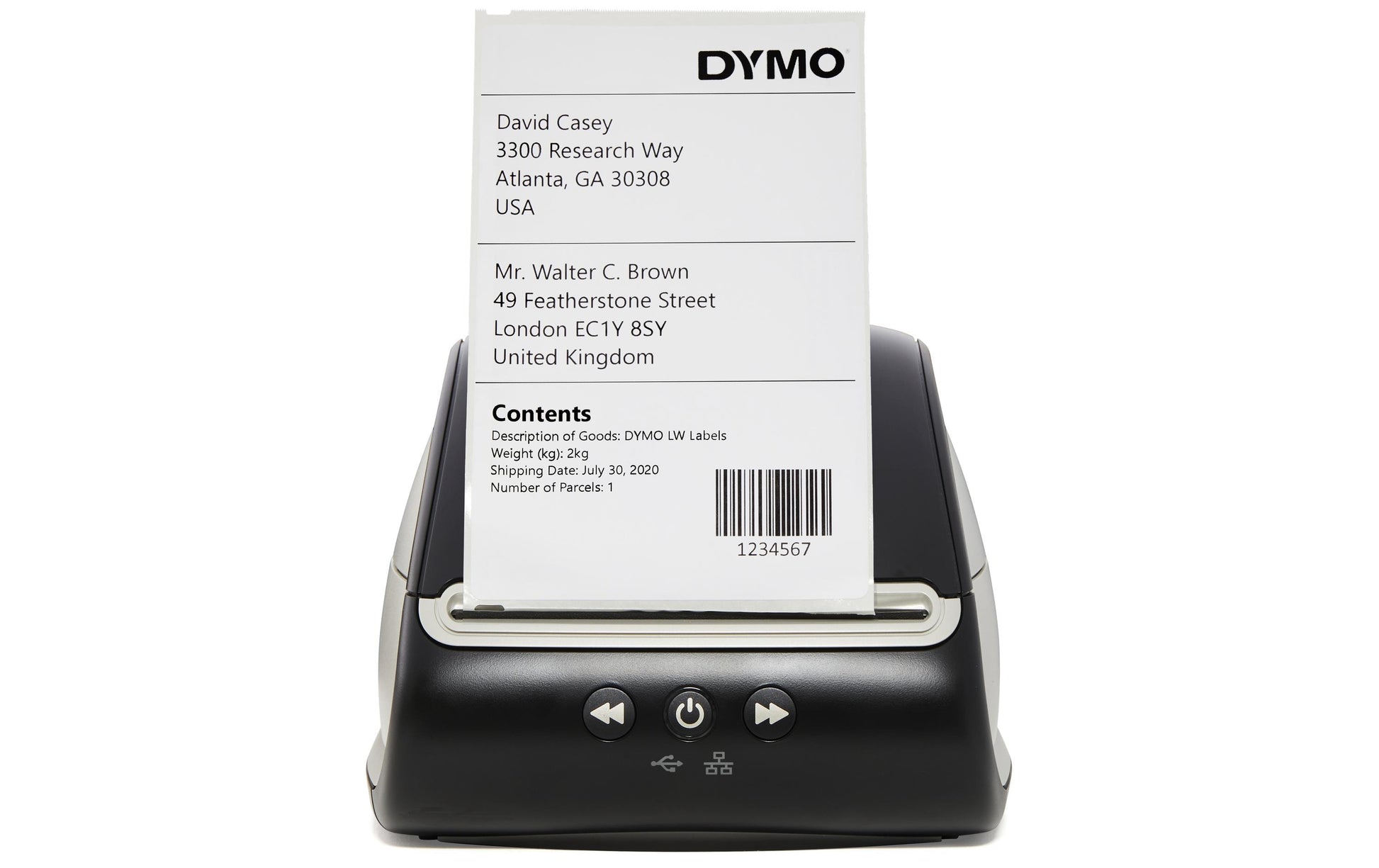DYMO LabelWriter 5XL – Etikettendrucker, Thermodirekt, bis 106 mm, USB, 300 dpi