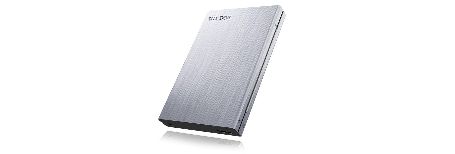 ICY BOX IB-241WP – 1-Bay 2,5" HDD/SSD-Gehäuse – für 2,5" HDD/SSD, SATA