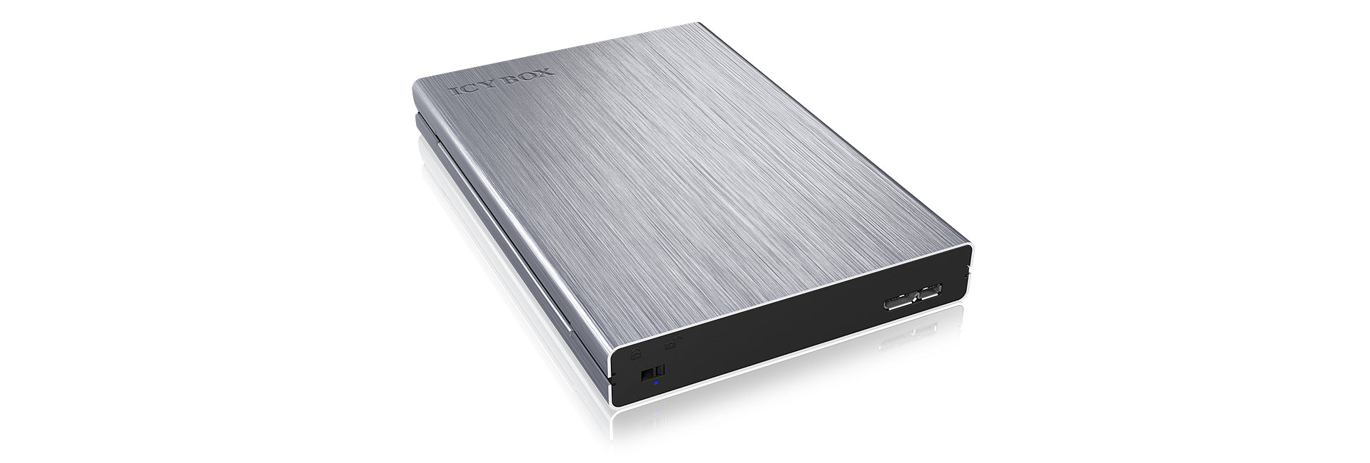 ICY BOX IB-241WP – 1-Bay 2,5" HDD/SSD-Gehäuse – für 2,5" HDD/SSD, SATA