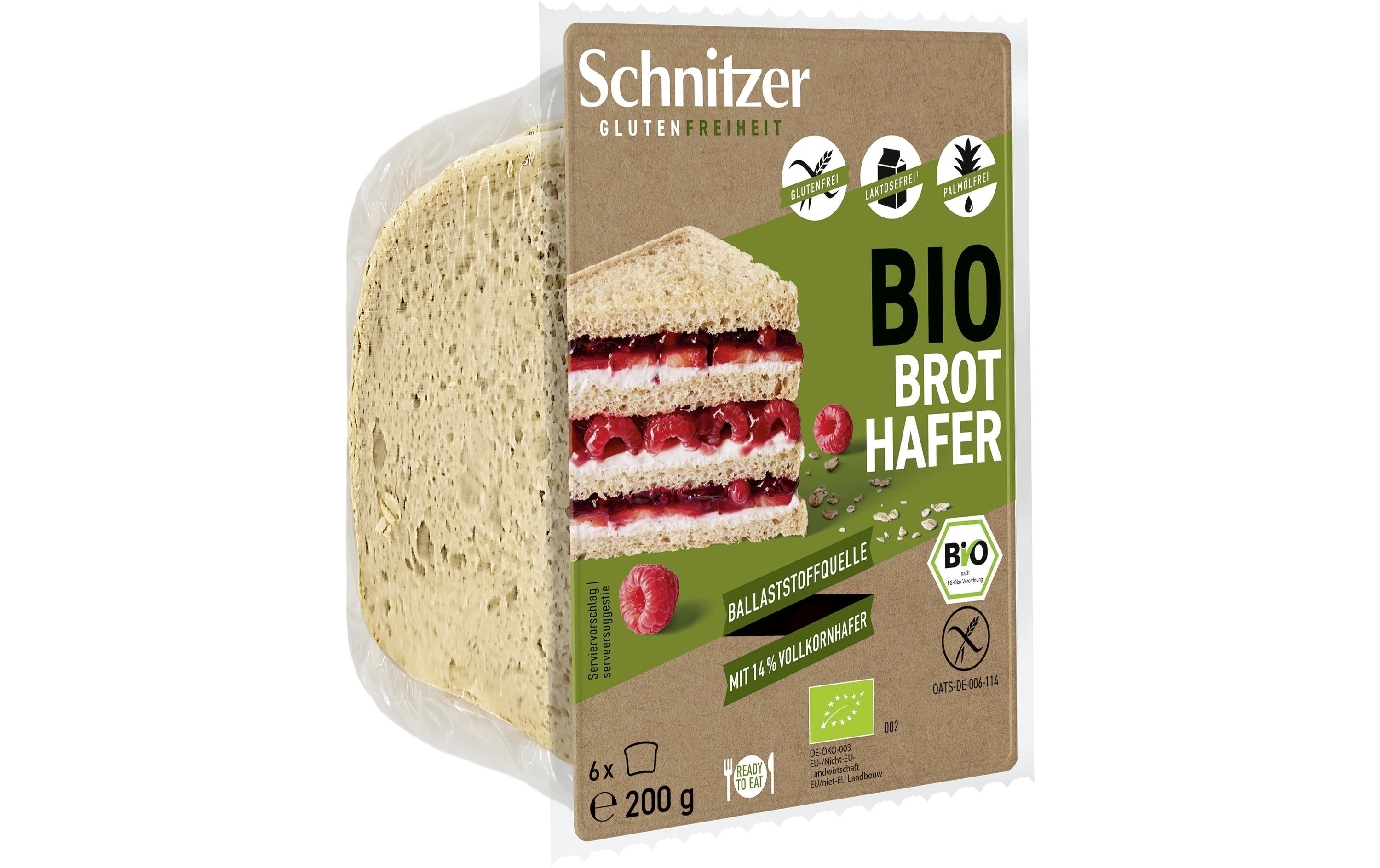 Schnitzer Hafer-Vollkornbrot – Bio, Vollkorn – 200 g