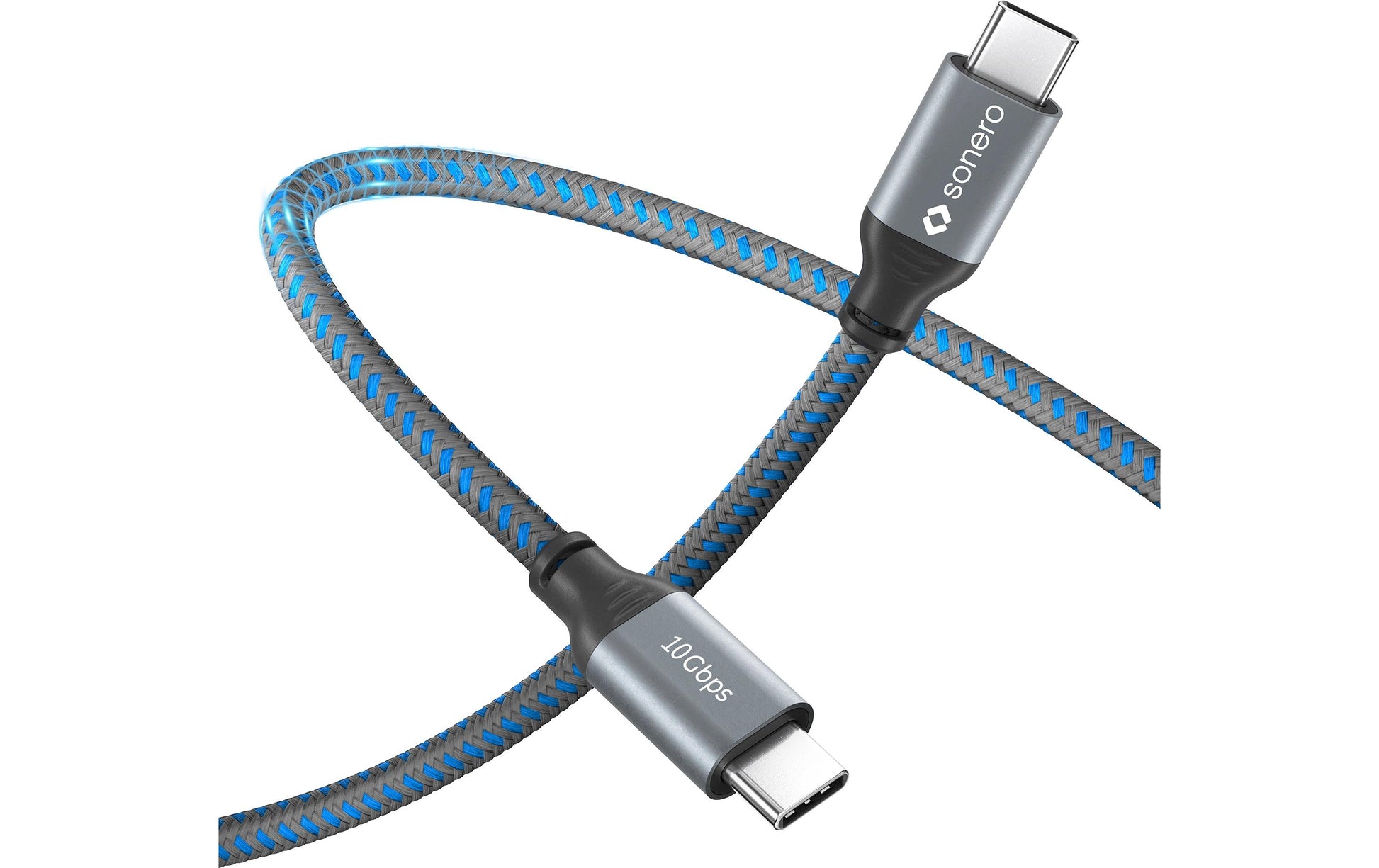 Sonero – USB-Kabel, USB-C zu USB-C, 1 m, USB 3, Lade-/Datenkabel