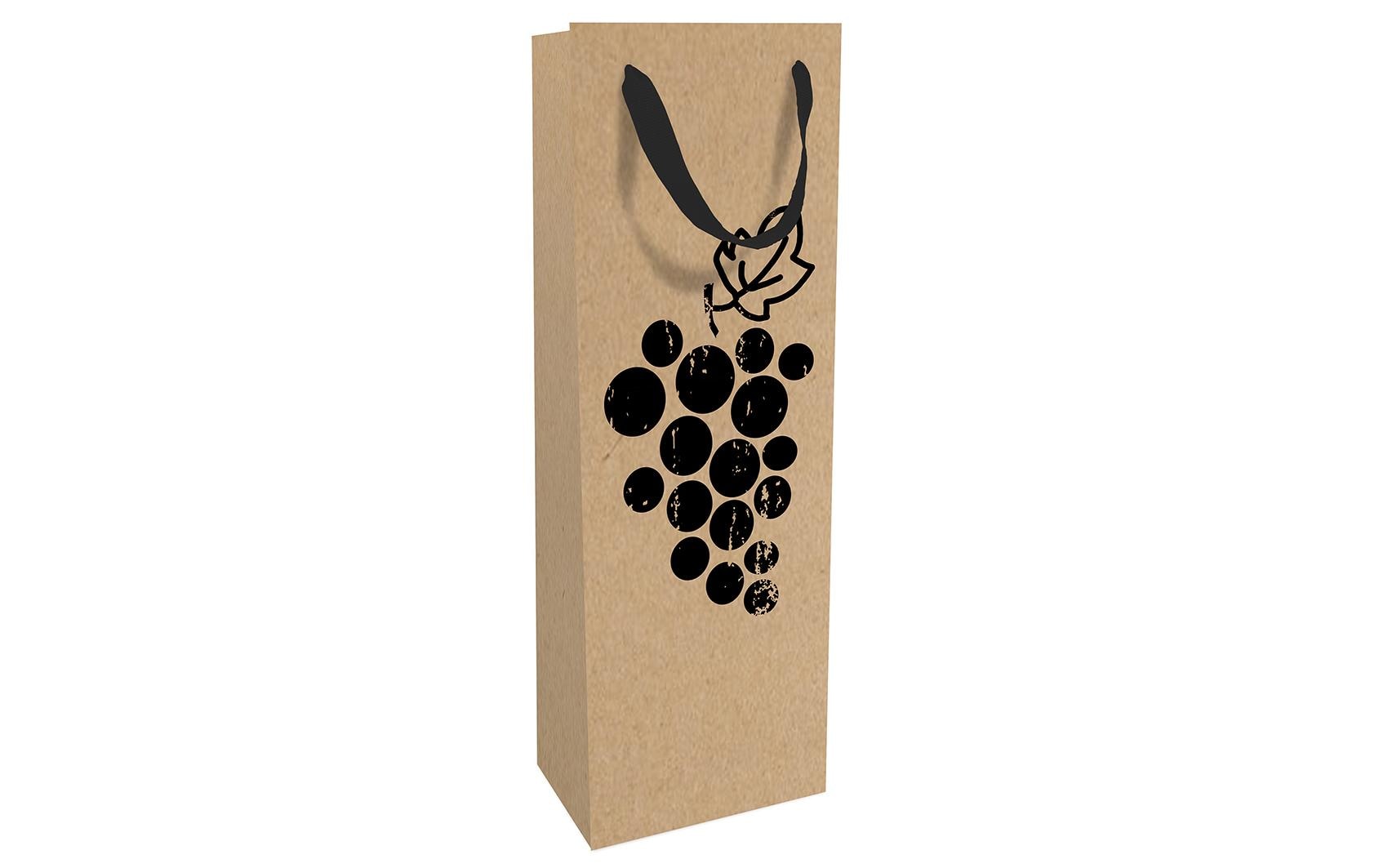 Braun + Company Geschenkbox – Vinum – matt, FSC-zertifiziert – für Flaschen – 120 × 360 × 80 mm