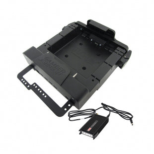 Gamber-Johnson Fahrzeug-Dock, 10", mit Netzteil (12–32 V DC, isoliert) – für ET50/ET55