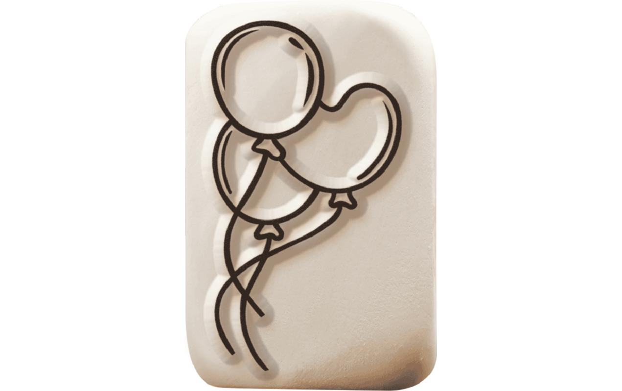 LaDot Tattoostempel Ballone – 2,5 × 5 cm – Stein