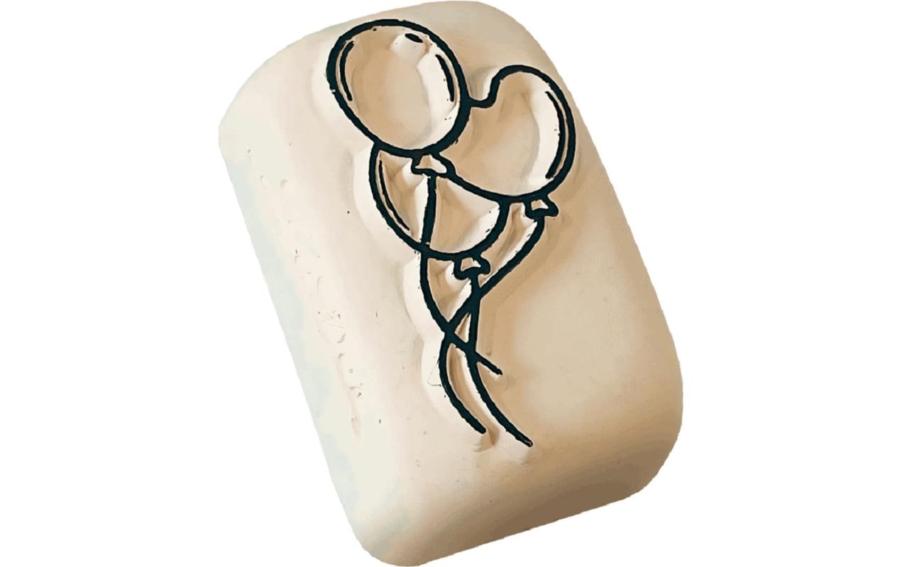 LaDot Tattoostempel Ballone – 2,5 × 5 cm – Stein
