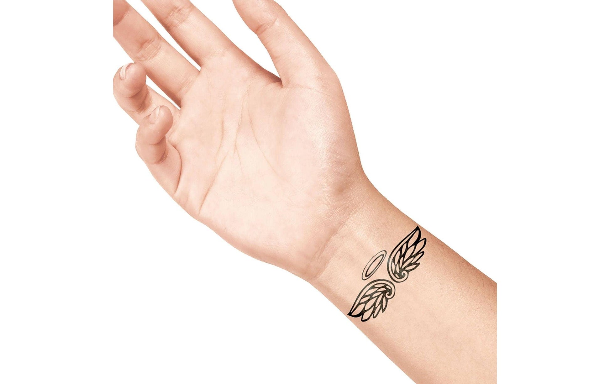 LaDot Tattoostempel M213 – Medium, 2,5 × 5 cm – weiss – Stein