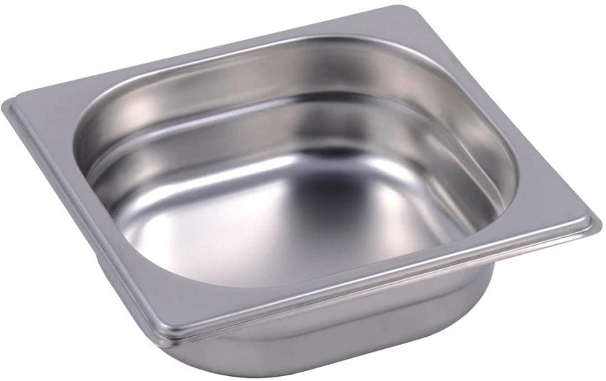 Inox GN-Behälter 1/6, 16,2 × 17,6 × 6,5 cm, Edelstahl