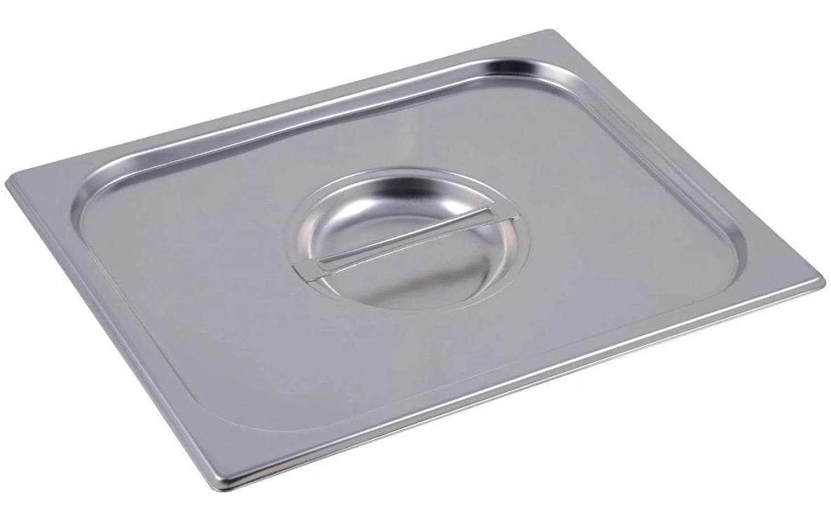 Inox GN-Deckel 1/1 32,5 × 53 × 2 cm, Edelstahl, Silber