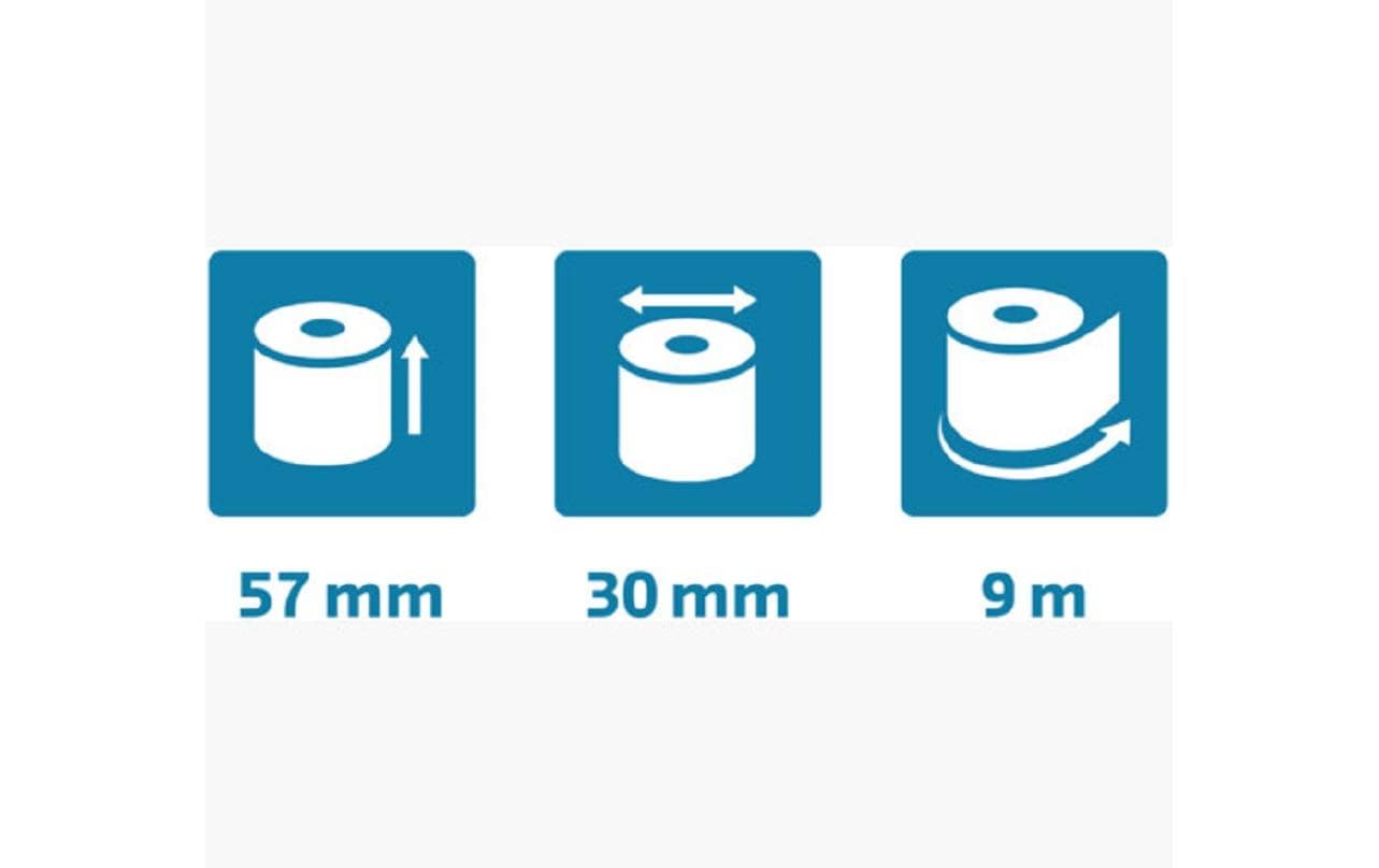 Exacompta Thermorolle – 57 mm × 9 m – 20 Stk.