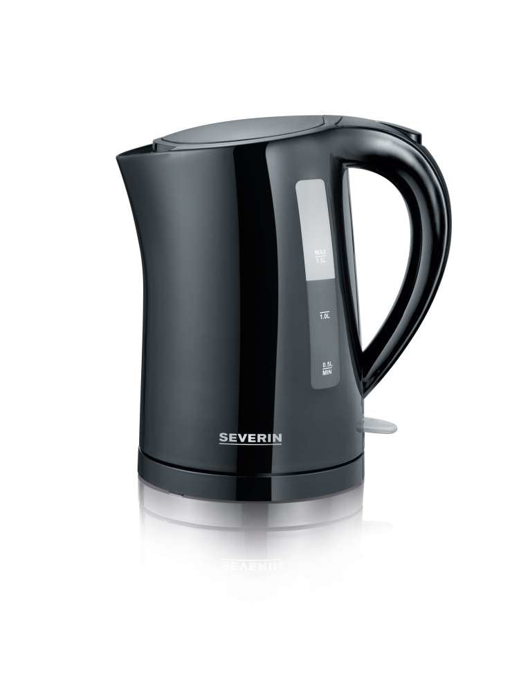 Severin Wasserkocher – 1,5 l, Kunststoff, Schwarz, WK3498