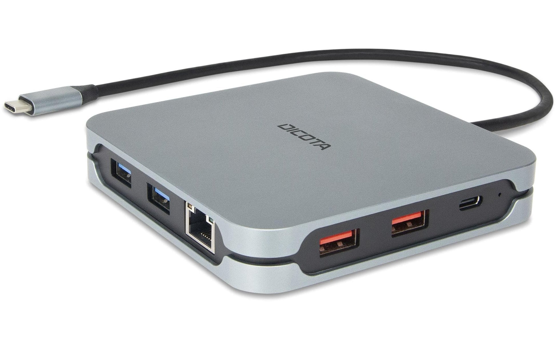 DICOTA D32057 Dockingstation – USB-C, 2× HDMI, 5× USB-A, 1× USB-C, 100 W PD, 2,5GbE, für Windows/Mac/ChromeOS