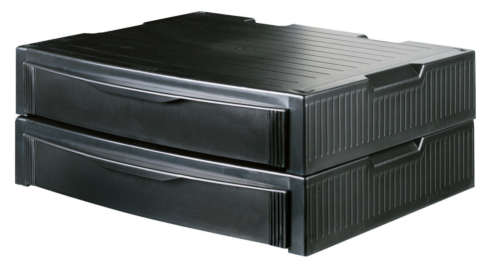HAN 9250-13 – Monitor-Tischständer – freistehend – bis 21" – bis 40 kg – Schublade, Kabelmanagement – Schwarz