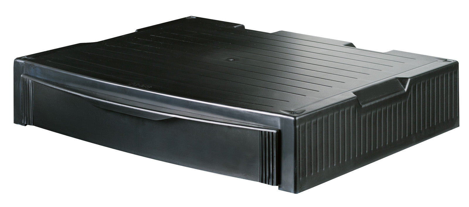 HAN 9250-13 – Monitor-Tischständer – freistehend – bis 21" – bis 40 kg – Schublade, Kabelmanagement – Schwarz