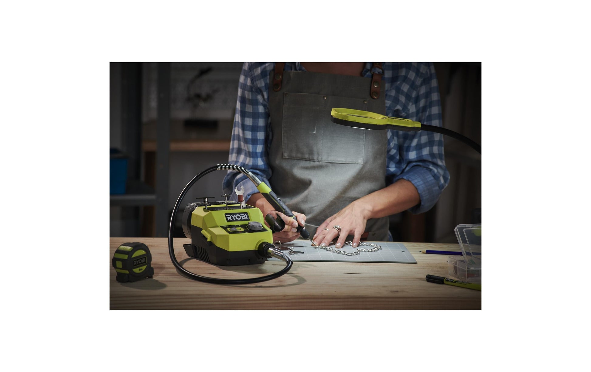 Ryobi Multifunktionswerkzeug RRTS18-0A35 – 18 V (ONE+) – Schnellwechsel-System (Ø 3,2 mm) – Solo – Brushless
