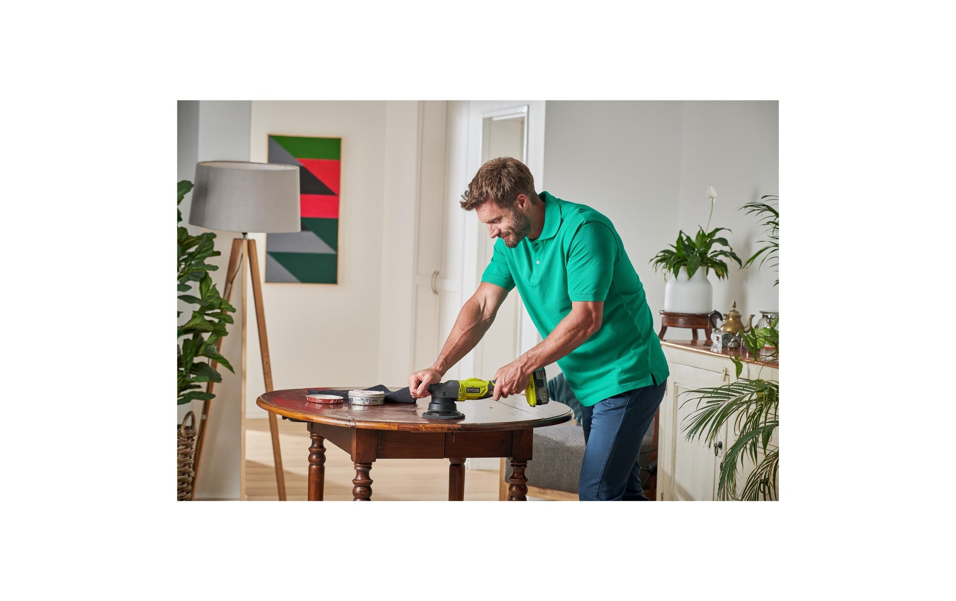 Ryobi Akku-Exzenterschleifer R18P-0 – 18 V – Ø 125 mm – Solo