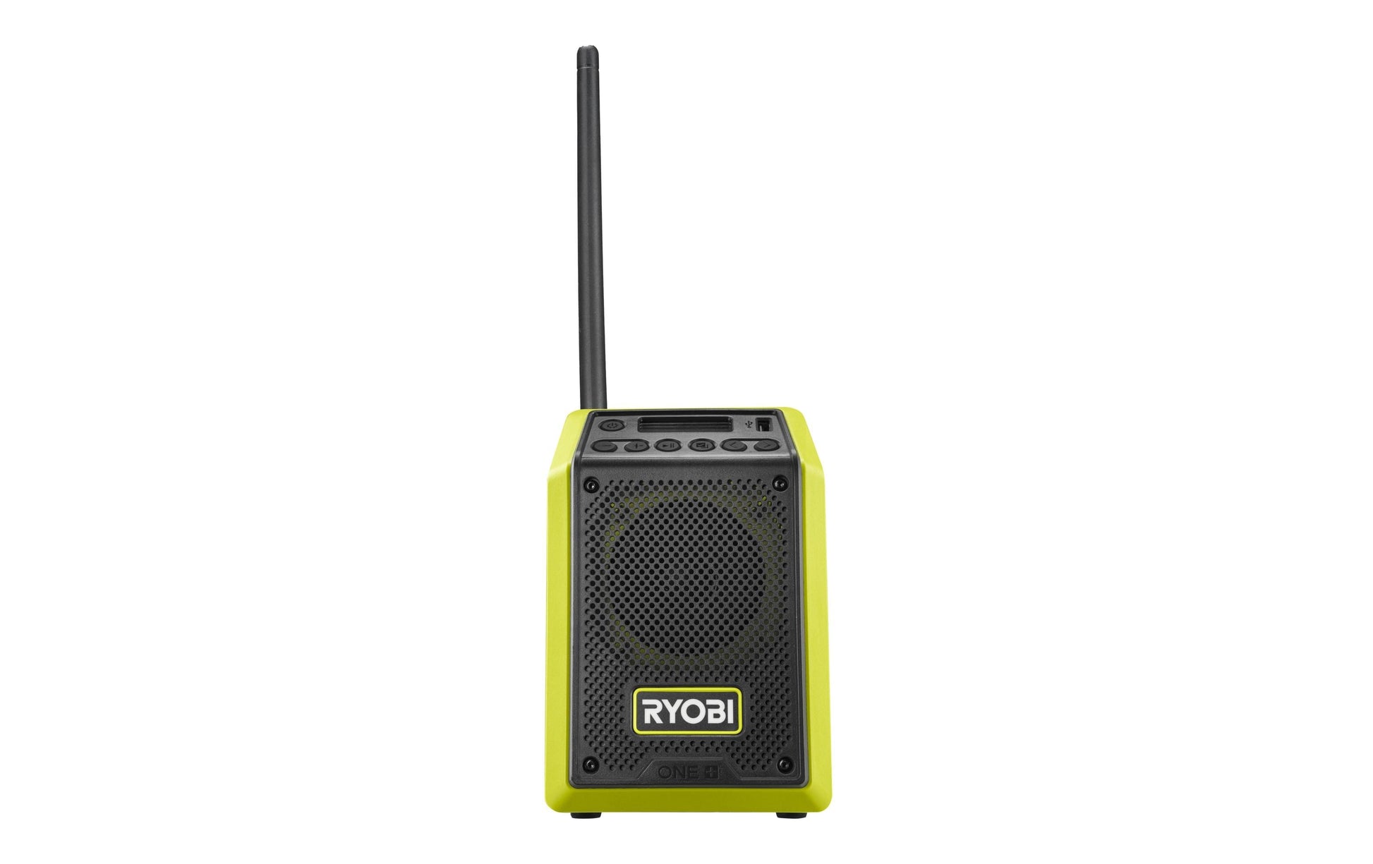 Ryobi RRDAB18-0 – Baustellenradio DAB, Bluetooth, IP54, für Ryobi ONE+ 18 V – Grün