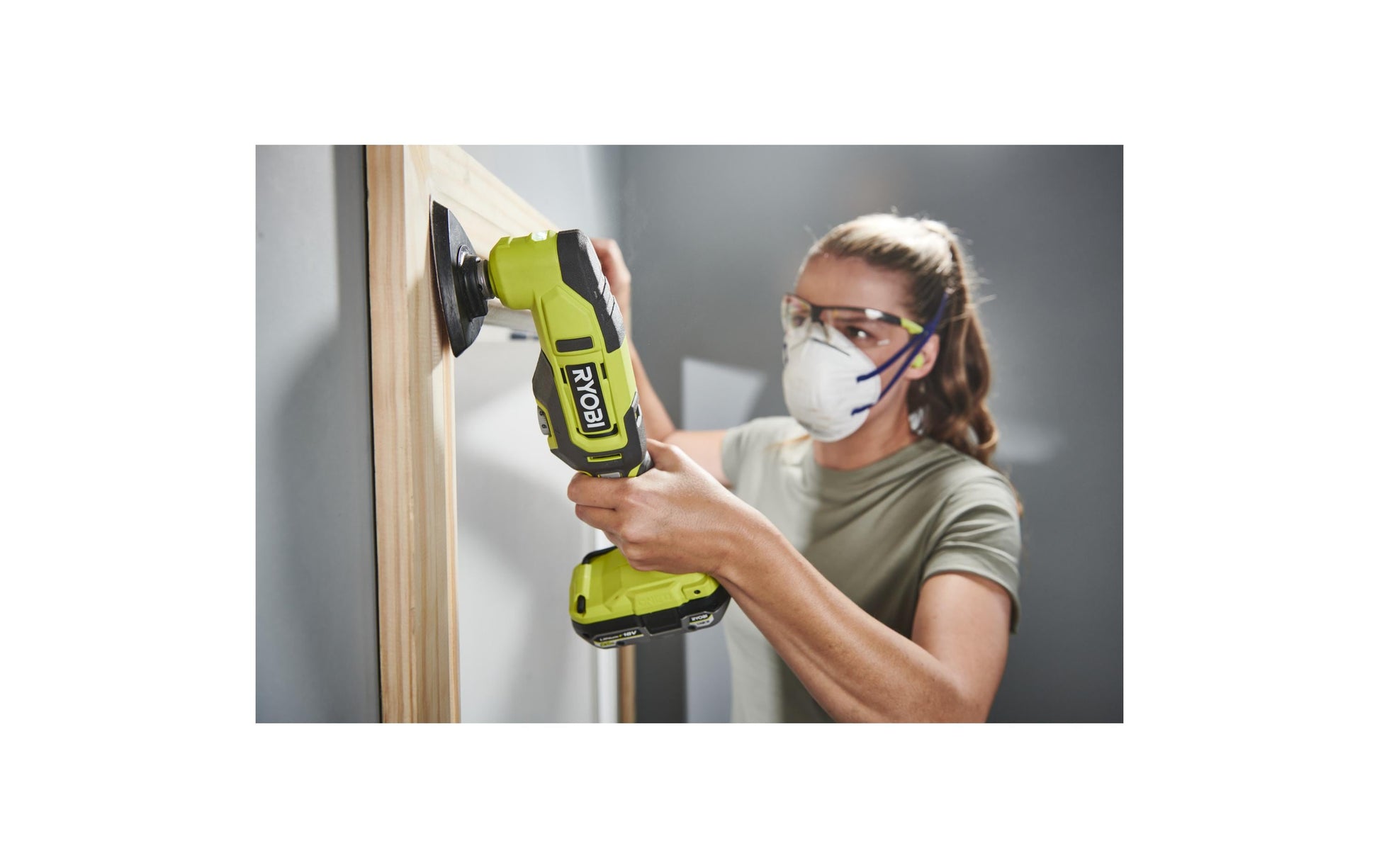 Ryobi Akku-Multitool RMT18-0 – 18 V (ONE+) – Solo – LED-Arbeitsleuchte