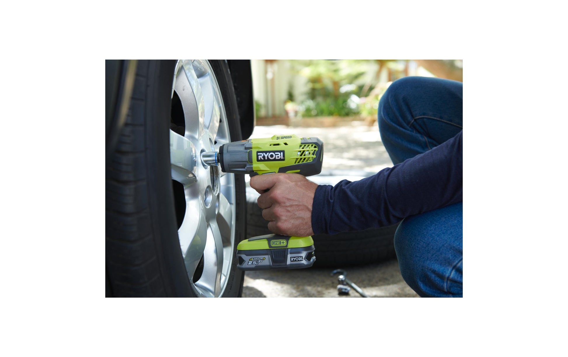 Ryobi Akku-Schlagschrauber R18IW3-0 – 18 V (ONE+) – 1/2" Vierkantaufnahme – 400 Nm – Solo