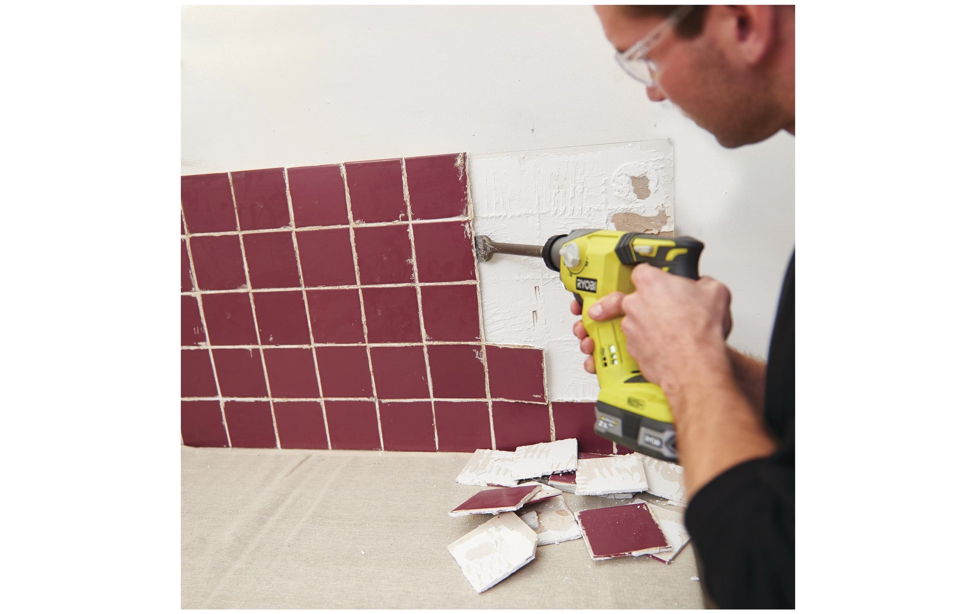 Ryobi Bohrhammer R18SDS-0 – 18 V (ONE+) – Beton Ø 16 mm – 1,3 J – Solo