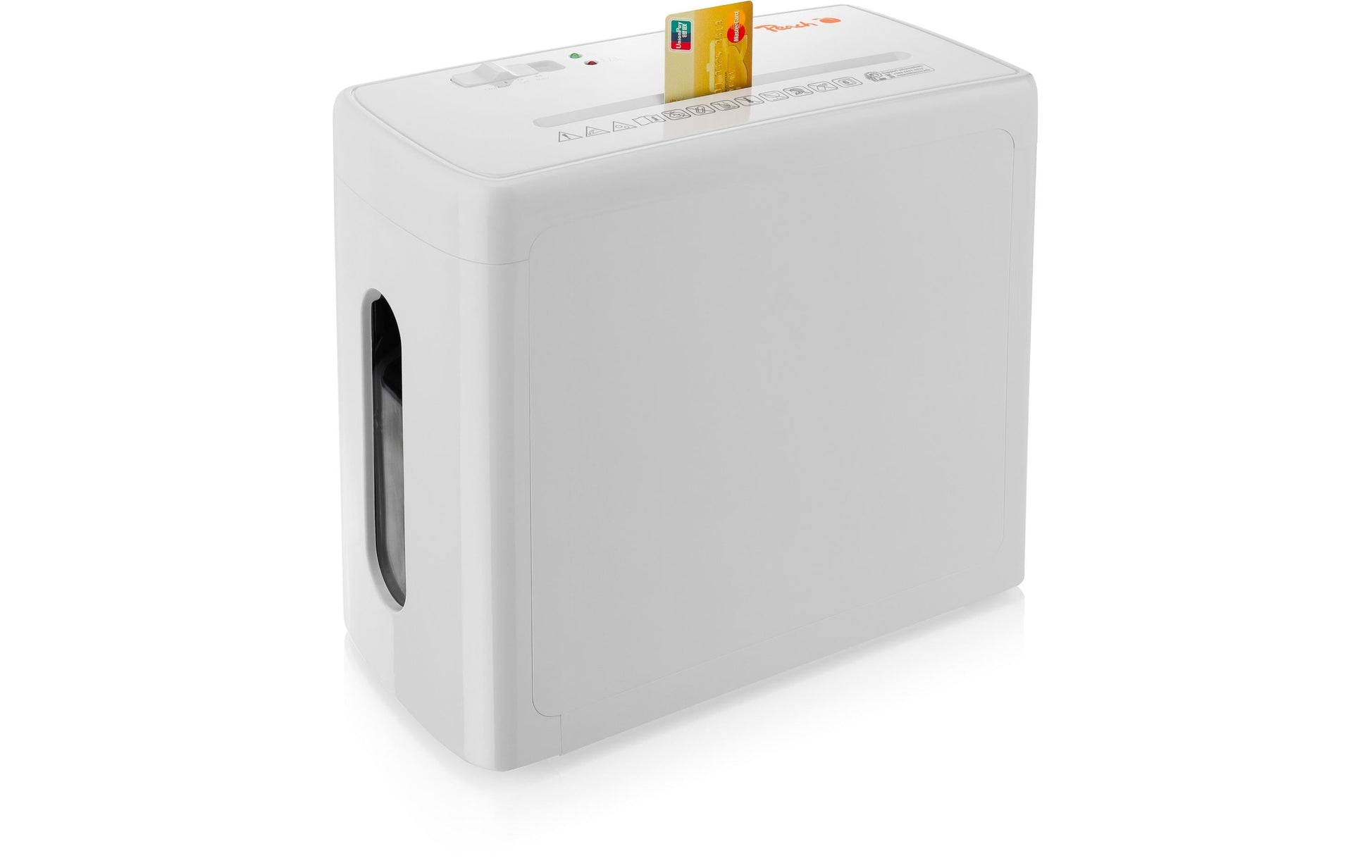 Peach PS500-15 Aktenvernichter – Streifenschnitt, P-4, 4 × 38 mm, 6 Blatt, 9 l