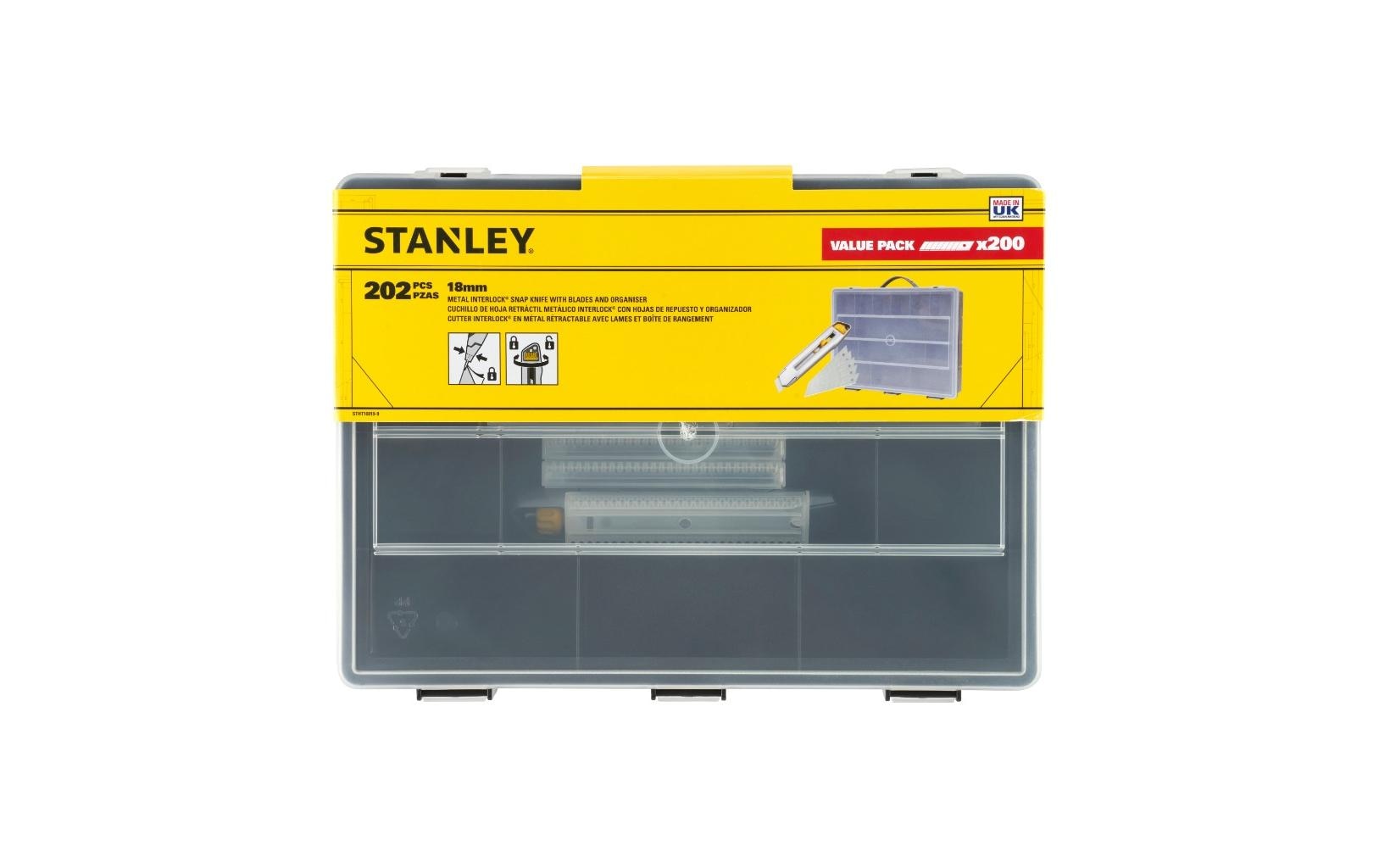Stanley Cutter STHT10019-9 – 18 mm, grau, inkl. 200 Klingen