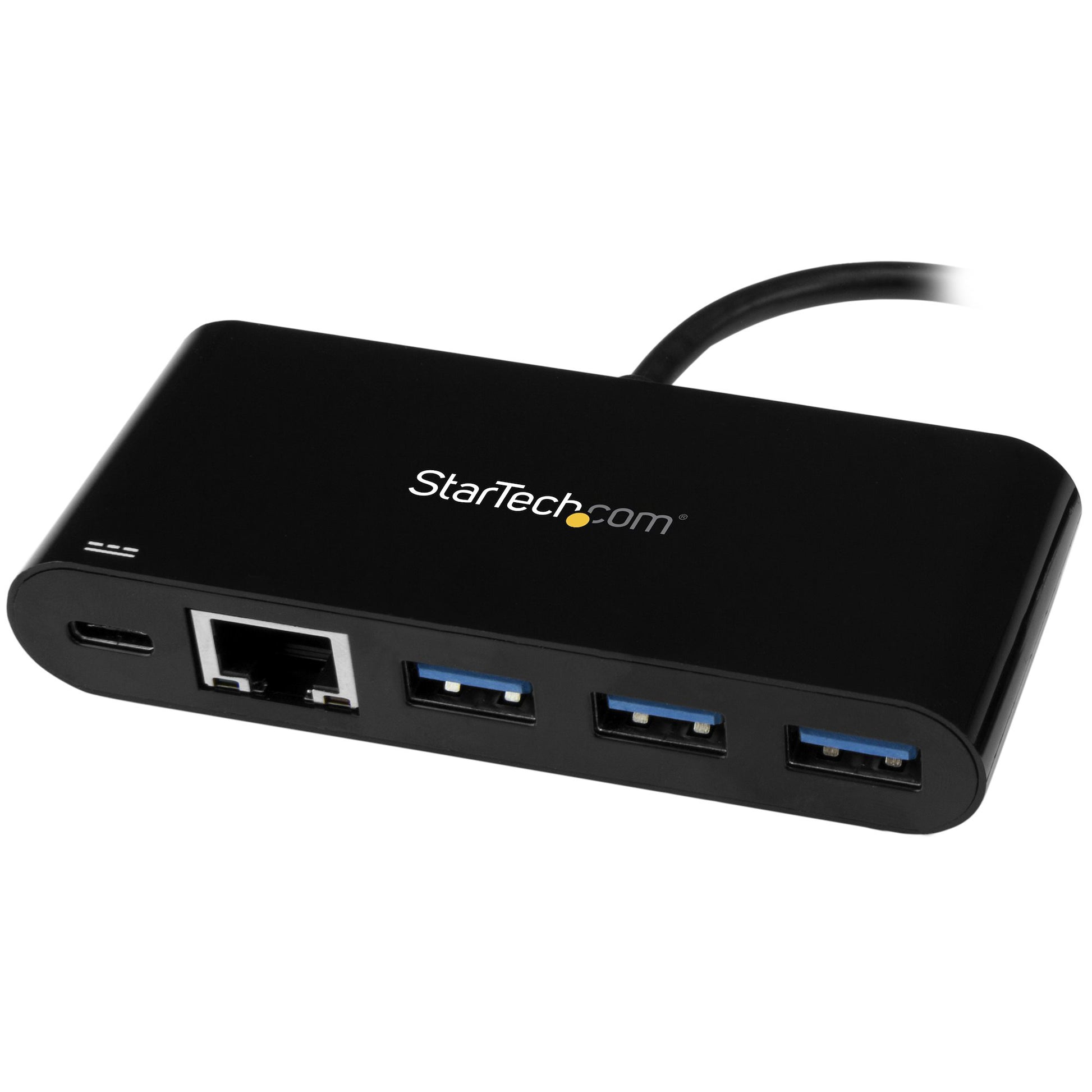 StarTech.com 3PT USB-Hub – USB-C, 3× USB-A, 60 W PD, GbE, für Windows/Mac/Linux
