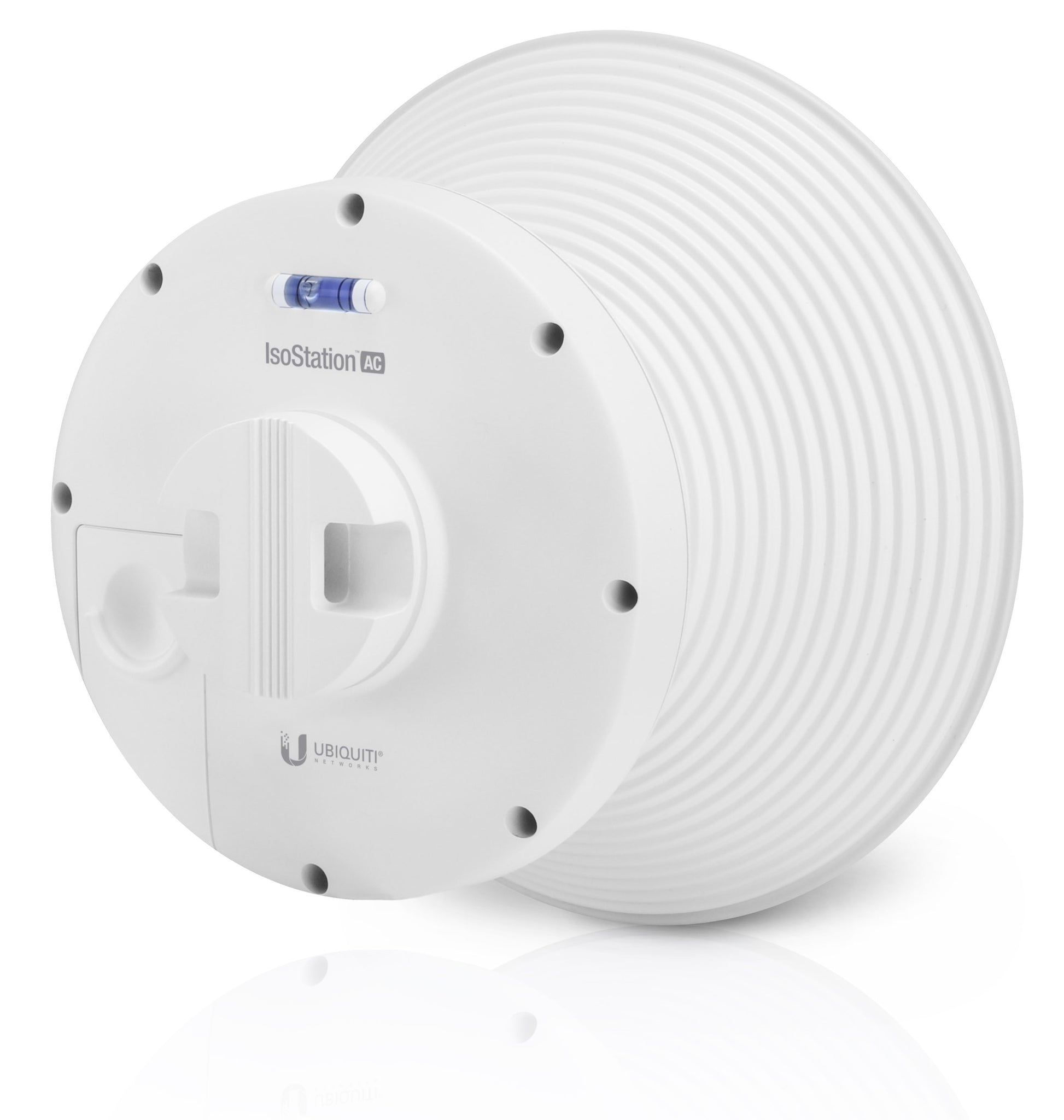Ubiquiti airMAX IsoStation ac – Hornantenne, 2,4/5 GHz, 14 dBi, 450 Mbit/s, 1× GbE, PoE, Weiss