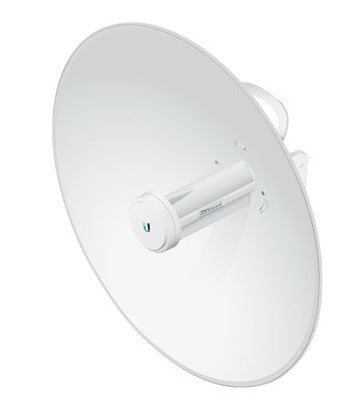 Ubiquiti airMAX PowerBeam ac Gen2 – 5 GHz Funkbrücke, 25 dBi, 450 Mbit/s, 1× RJ-45, PoE, Weiss