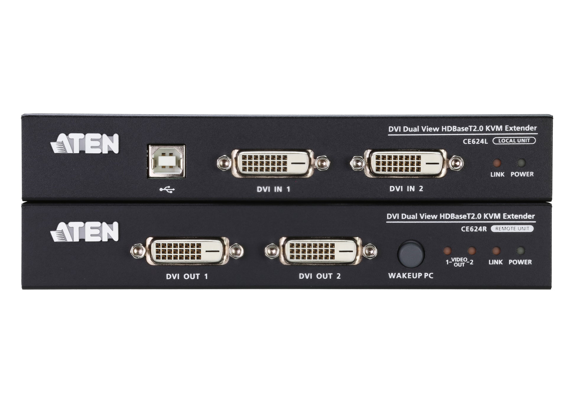 ATEN CE624 – KVM-Extender (DVI/USB/Audio), 150 m, Cat5e/Cat6/Cat6a