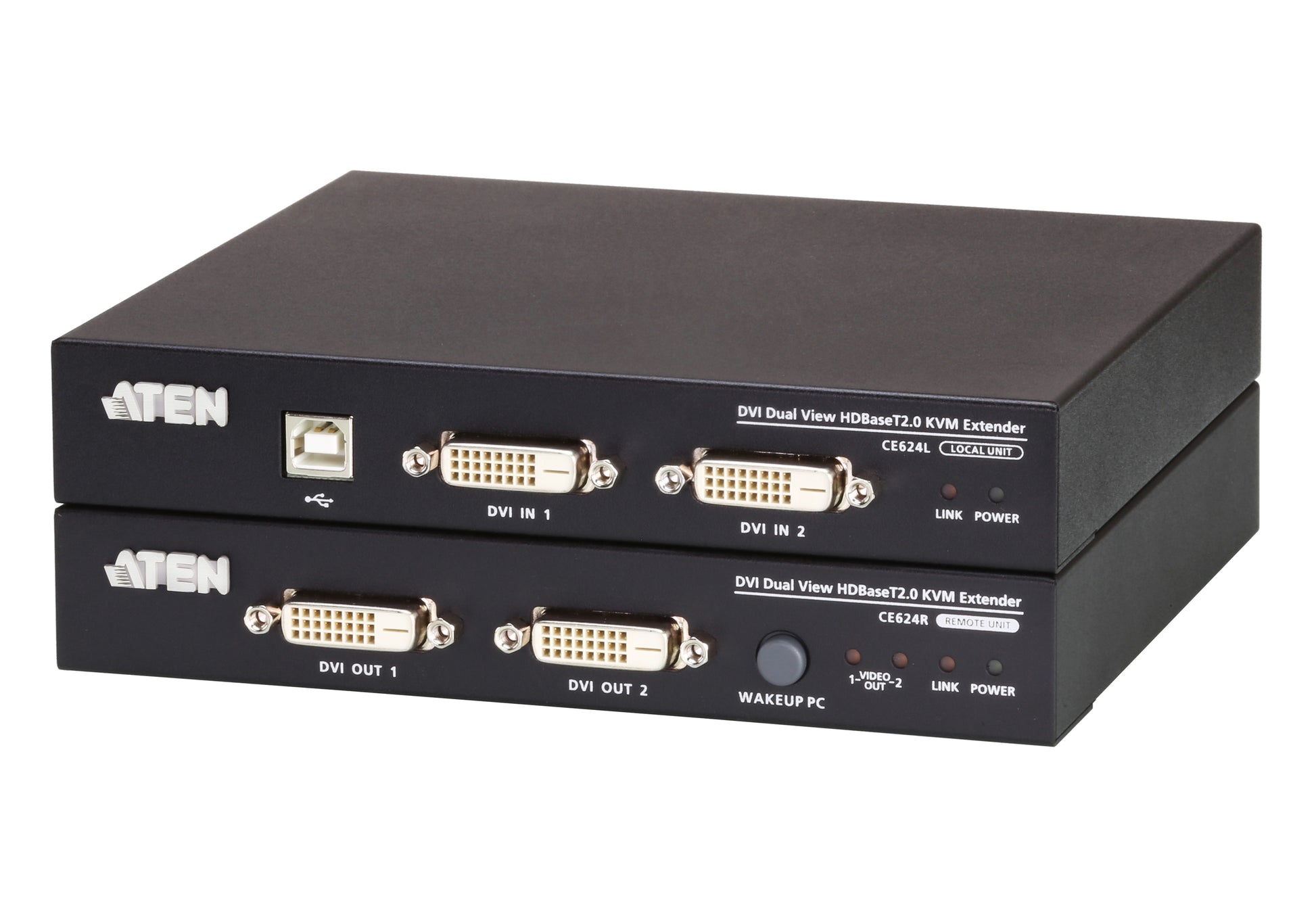 ATEN CE624 – KVM-Extender (DVI/USB/Audio), 150 m, Cat5e/Cat6/Cat6a