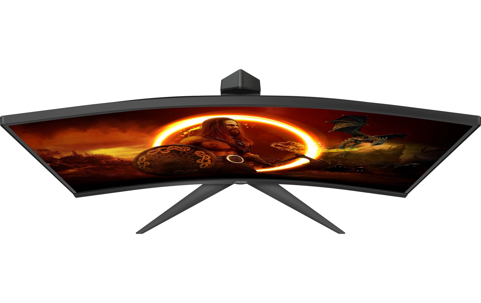 AOC C27G2Z3/BK – Monitor, 27" 1920 × 1080 (Full HD), VA, 280 Hz, 300 cd/m², Gebogen, VESA 100 × 100, Rot