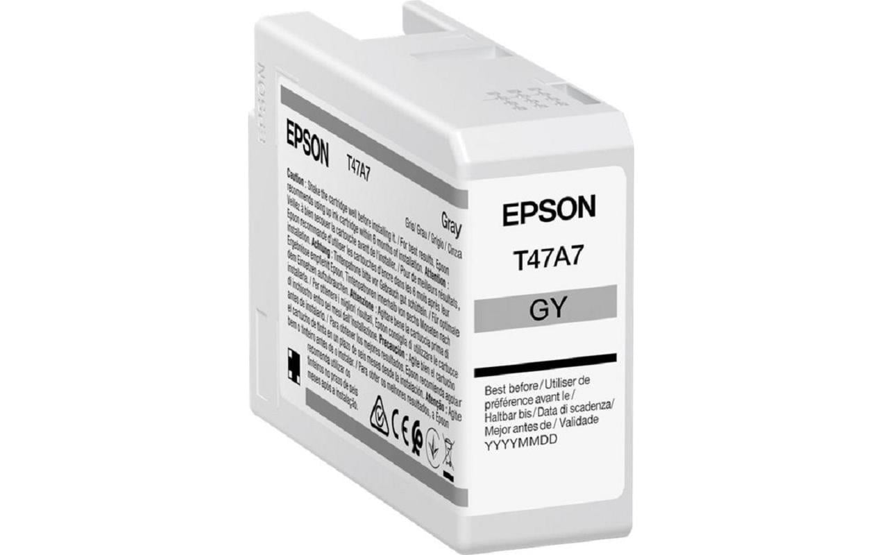 Epson Tintenpatrone T47A7, Grau – für Inkjetdrucker und Multifunktionsgeräte