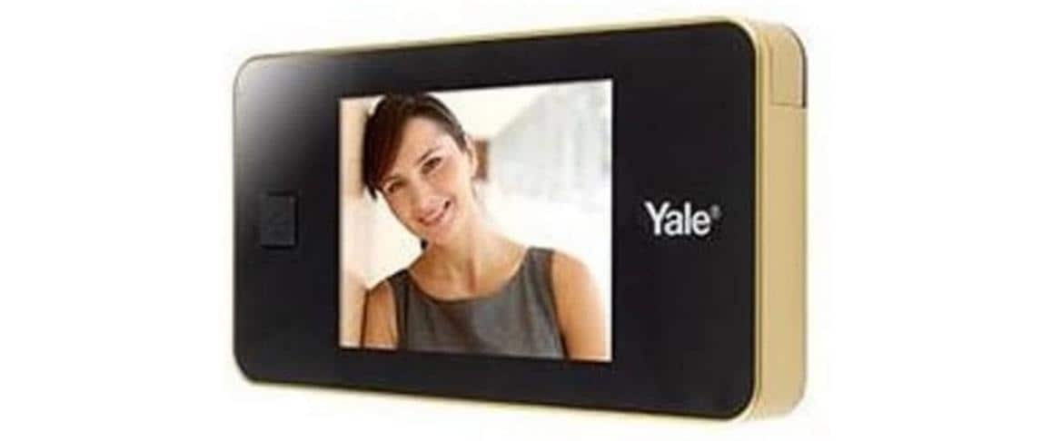 Yale Digitaler Türspion – Türe, Batteriebetrieb, Messing, 128×15×68 mm
