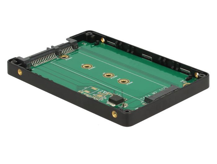 DeLOCK 62792 Adapterplatine M.2 zu SATA – SATA 3.0 (6 Gbit/s), M.2 Key-B, für M.2 SATA-SSDs