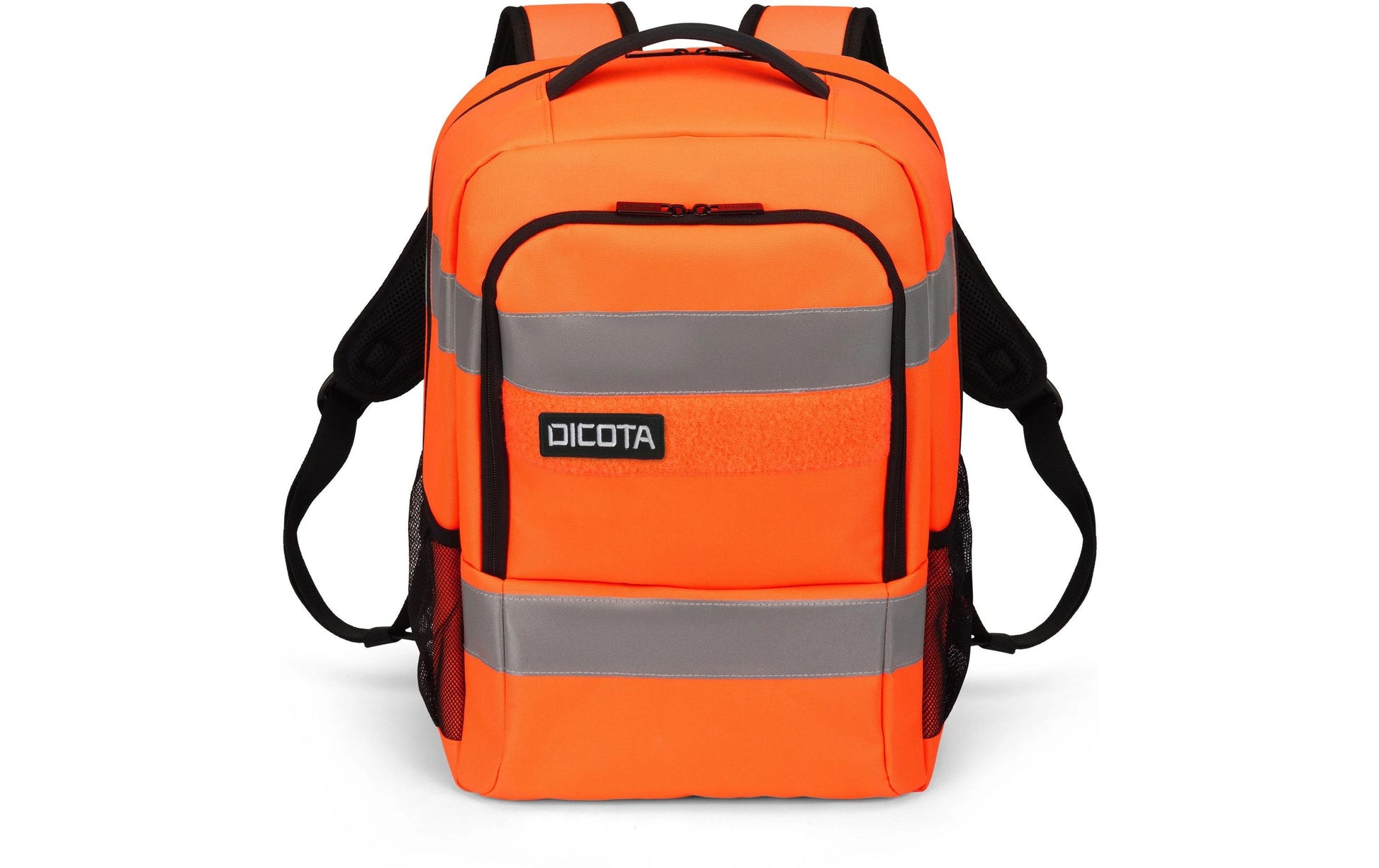 DICOTA P20471-18 – Notebook-Rucksack – für 16" Notebook, 24 l, rPET, schwarz/grau/orange