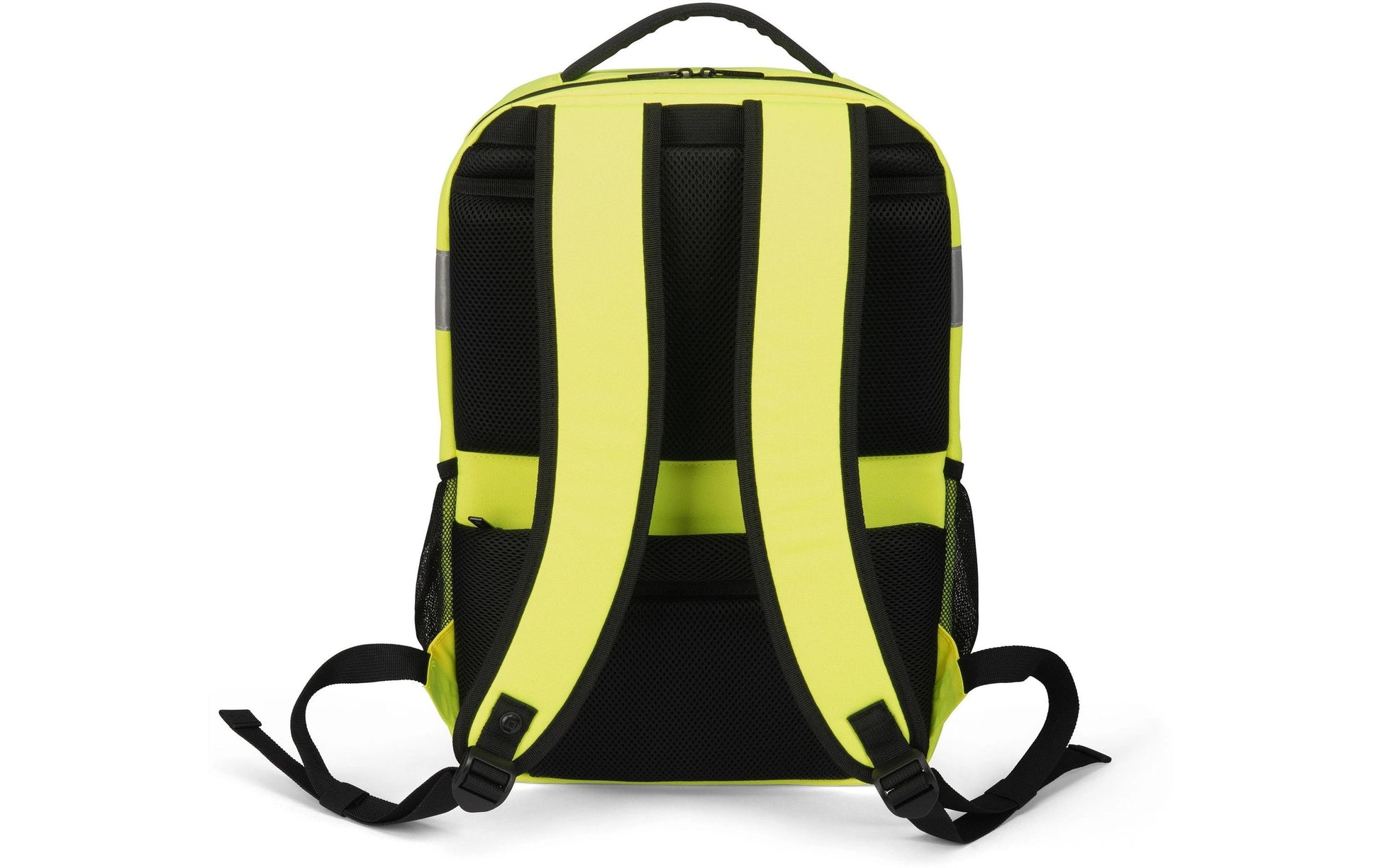 DICOTA Notebook-Rucksack – 24 l, rPET, Gelb/Schwarz, Reflektierende Elemente