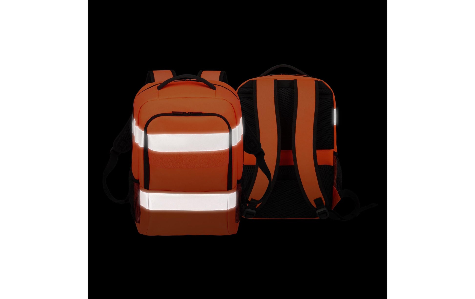 DICOTA P20471-18 – Notebook-Rucksack – für 16" Notebook, 24 l, rPET, schwarz/grau/orange