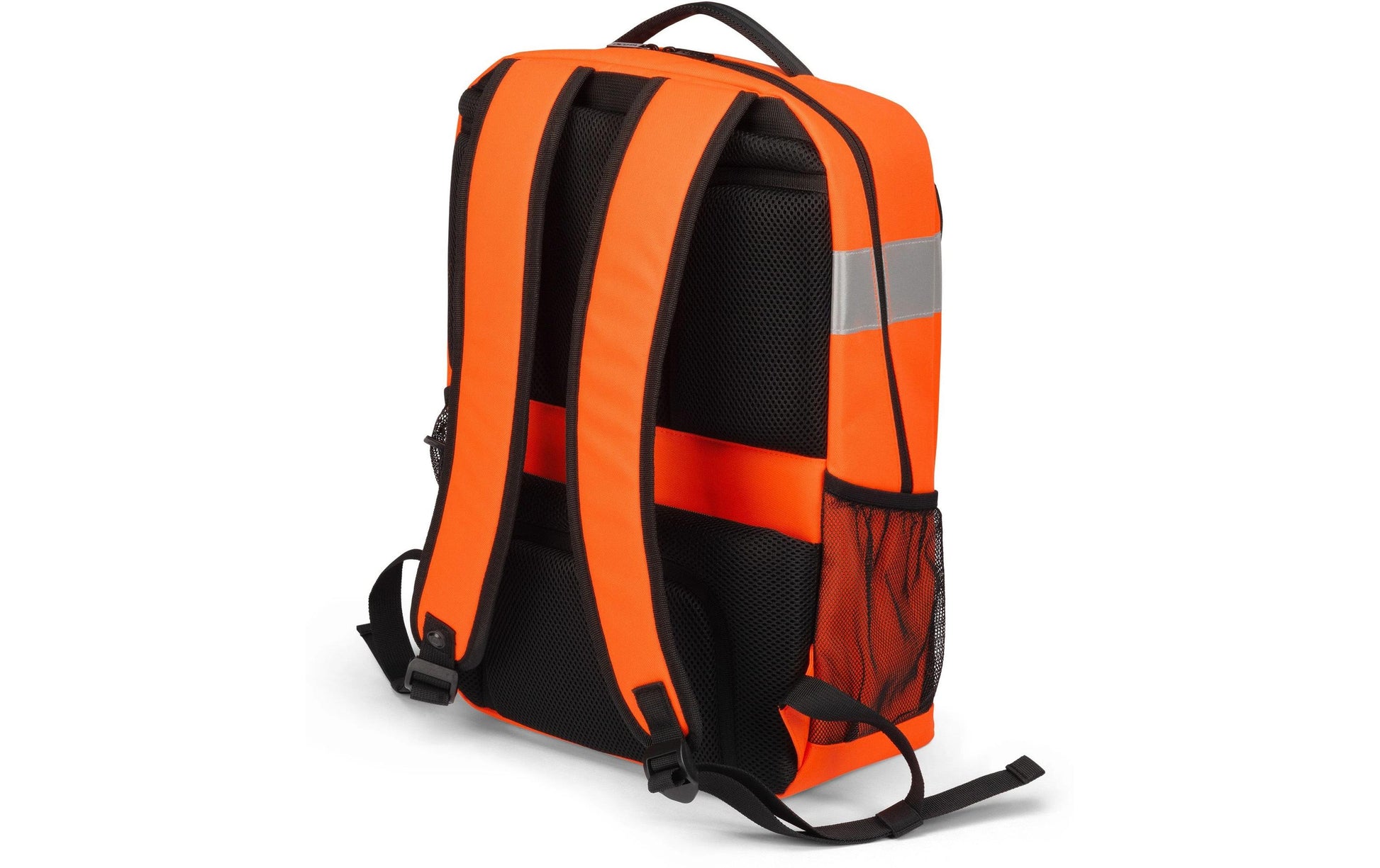 DICOTA P20471-18 – Notebook-Rucksack – für 16" Notebook, 24 l, rPET, schwarz/grau/orange