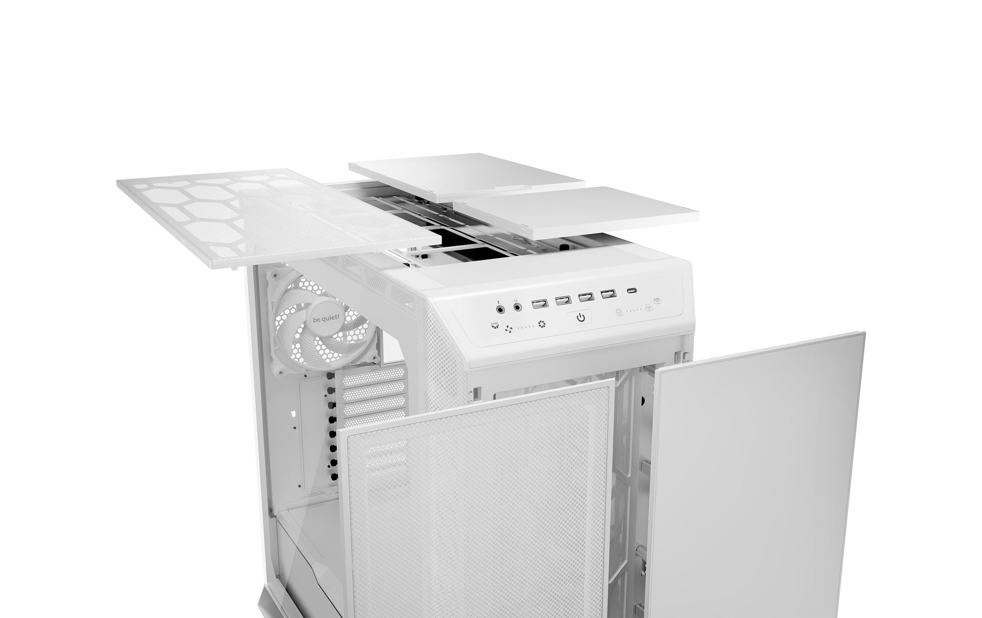 be quiet! be quiet DARK BASE PRO 901 – Tower – Weiss, ATX/EATX/micro-ATX/XL-ATX, Seitenfenster, 8 Slots, 275×604×569 mm