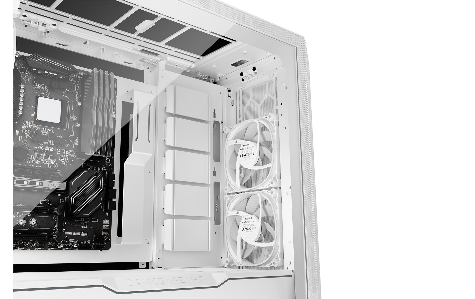 be quiet! be quiet DARK BASE PRO 901 – Tower – Weiss, ATX/EATX/micro-ATX/XL-ATX, Seitenfenster, 8 Slots, 275×604×569 mm
