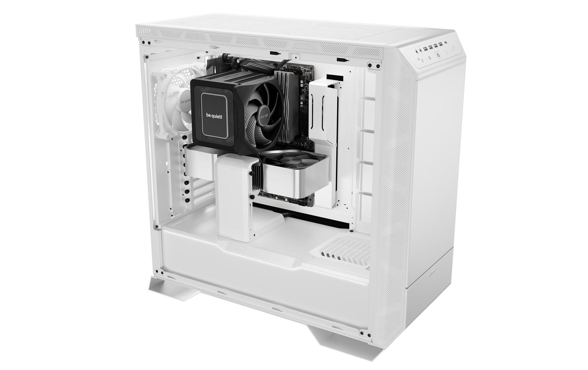 be quiet! be quiet DARK BASE PRO 901 – Tower – Weiss, ATX/EATX/micro-ATX/XL-ATX, Seitenfenster, 8 Slots, 275×604×569 mm