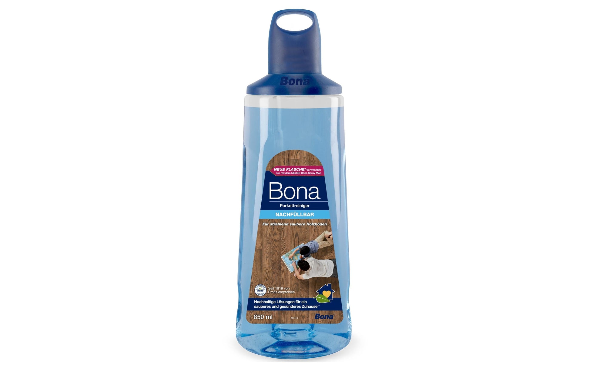 Bona Spray Mop Bodenreiniger für Parkett – Flüssigkeit, Kartusche – 850 ml