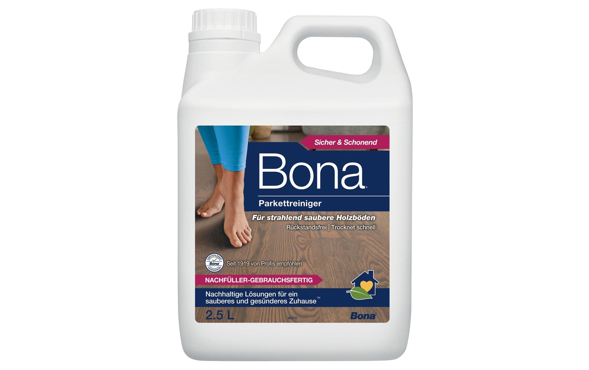 Bona Bodenreiniger für Parkett für iRobot Sauger – Flüssigkeit, Kanister – 2,5 l, 1 Stk.