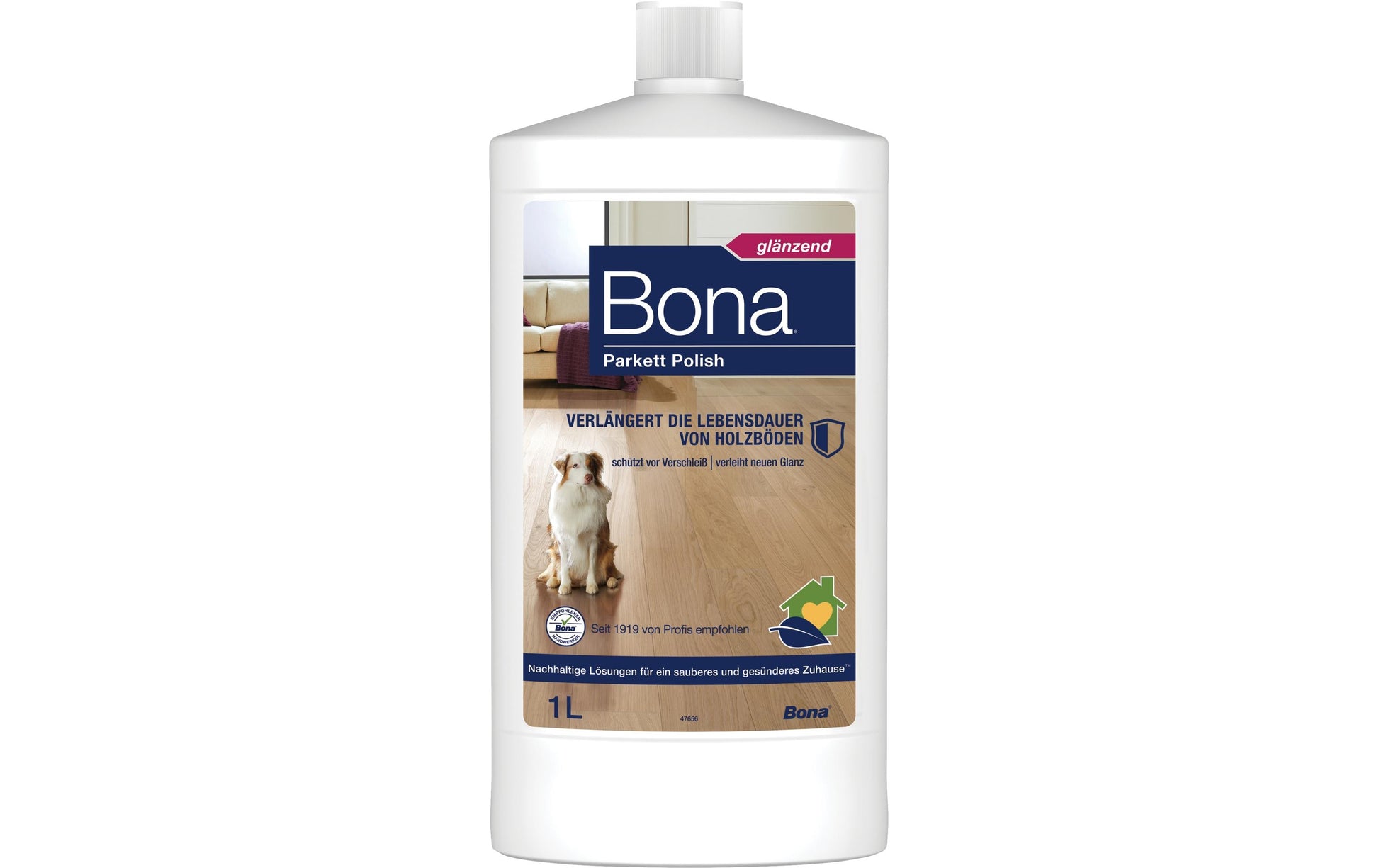 Bona Parkett Polish Bodenreiniger für Parkett – glänzend, Flüssigkeit – 1 l