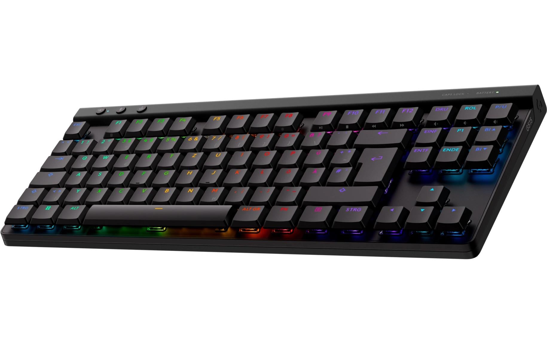 Logitech G G515 LIGHTSPEED TKL – mechanisch, RGB – Bluetooth & 2,4 GHz (Nano-Empfänger USB-A) – QWERTZ (CH)