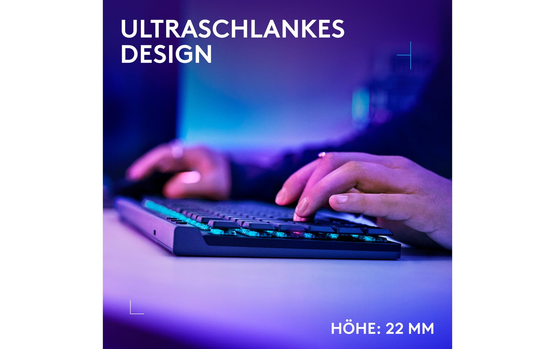 Logitech G G515 LIGHTSPEED TKL – mechanisch, RGB – Bluetooth & 2,4 GHz (Nano-Empfänger USB-A) – QWERTZ (CH)